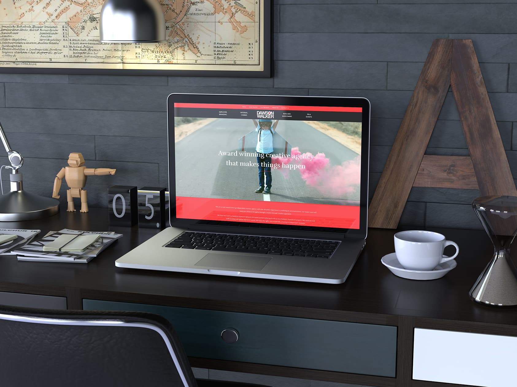 Image of Dawson Walker Communications Website